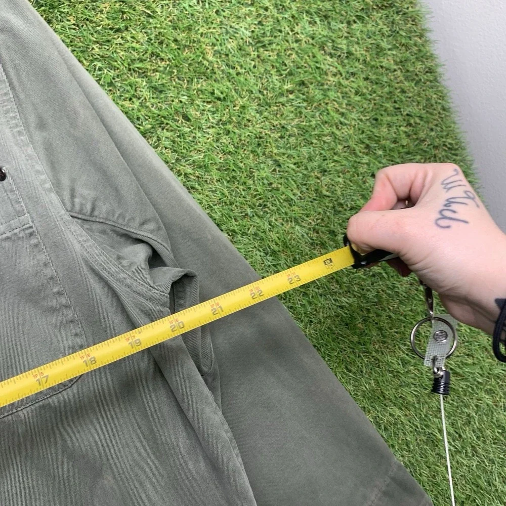 Vintage Banana Republic Jacket Mens XS Extra Small Green Chore Barn Utility Coat